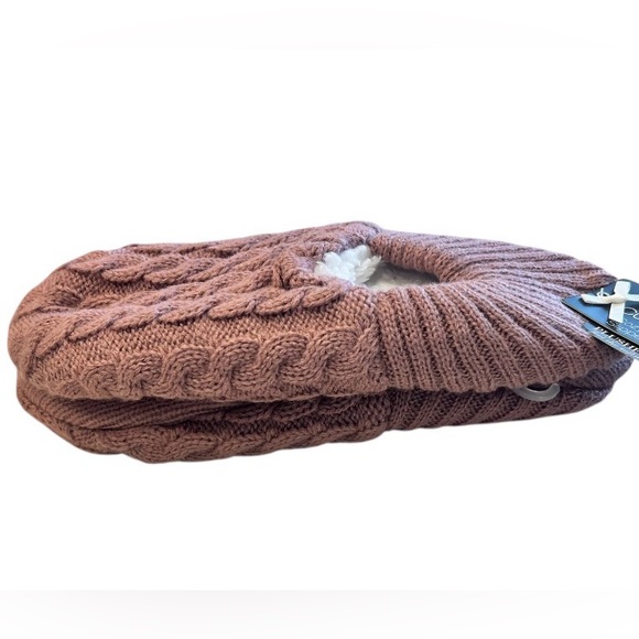 Cuddl Duds Shoes - Cuddl Duds Slipper Socks (Ballerina Style) – Mauve, Cozy, Non-Slip, NWT